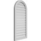 Ekena Millwork Round Top Surface Mount PVC Gable Vent: Functional, w/ 2"W x 1-1/2"P Brickmould Frame, 20"W x 42"H GVPRT20X4202SF - alternate 5